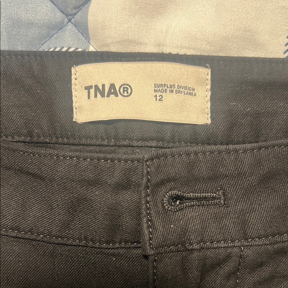 TNA cargo pants, size 12, black NWOT